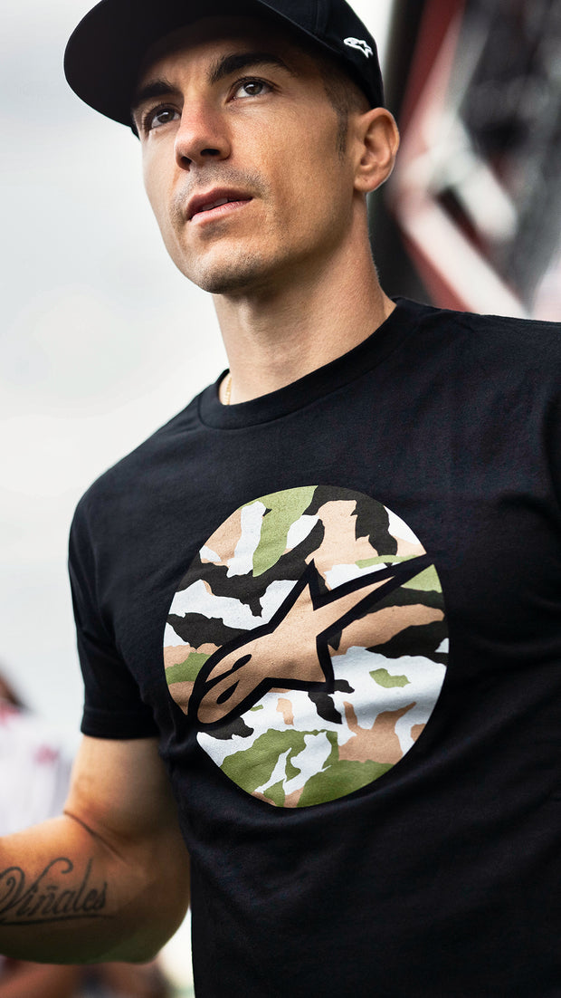 CAMO DISK TEE